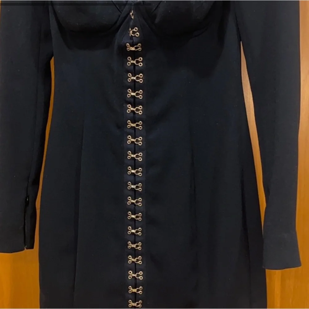 House of CB black dress long sleeve - Picture 3 of 6